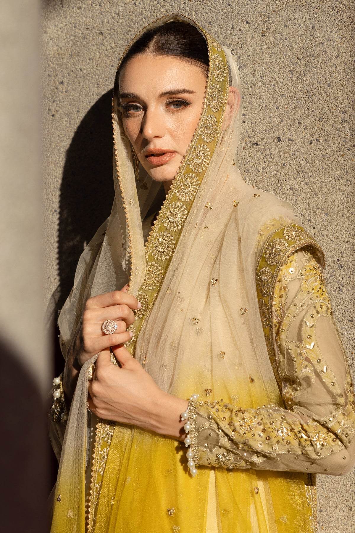 Charizma Festive Embroidered Unstitched Lawn 3pcs - Jotey