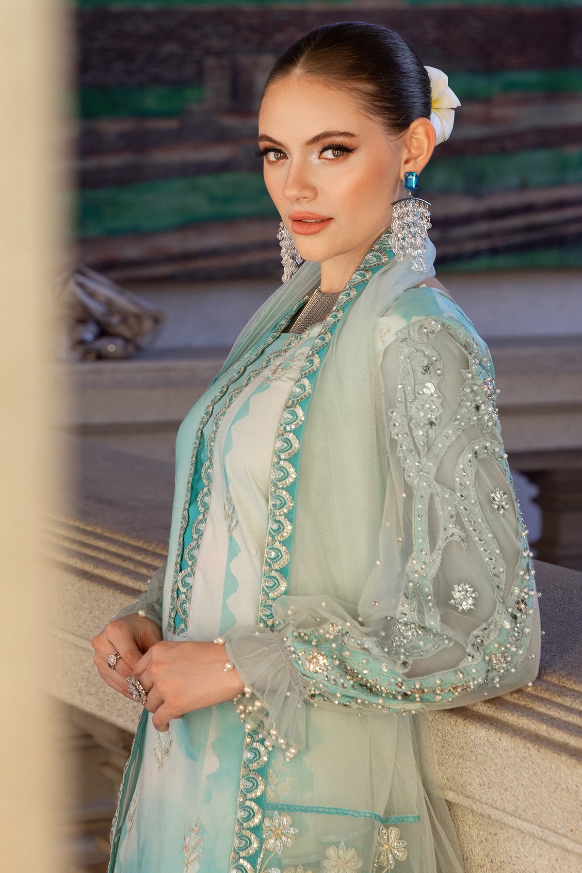 Charizma Festive Embroidered Unstitched Lawn 3pcs