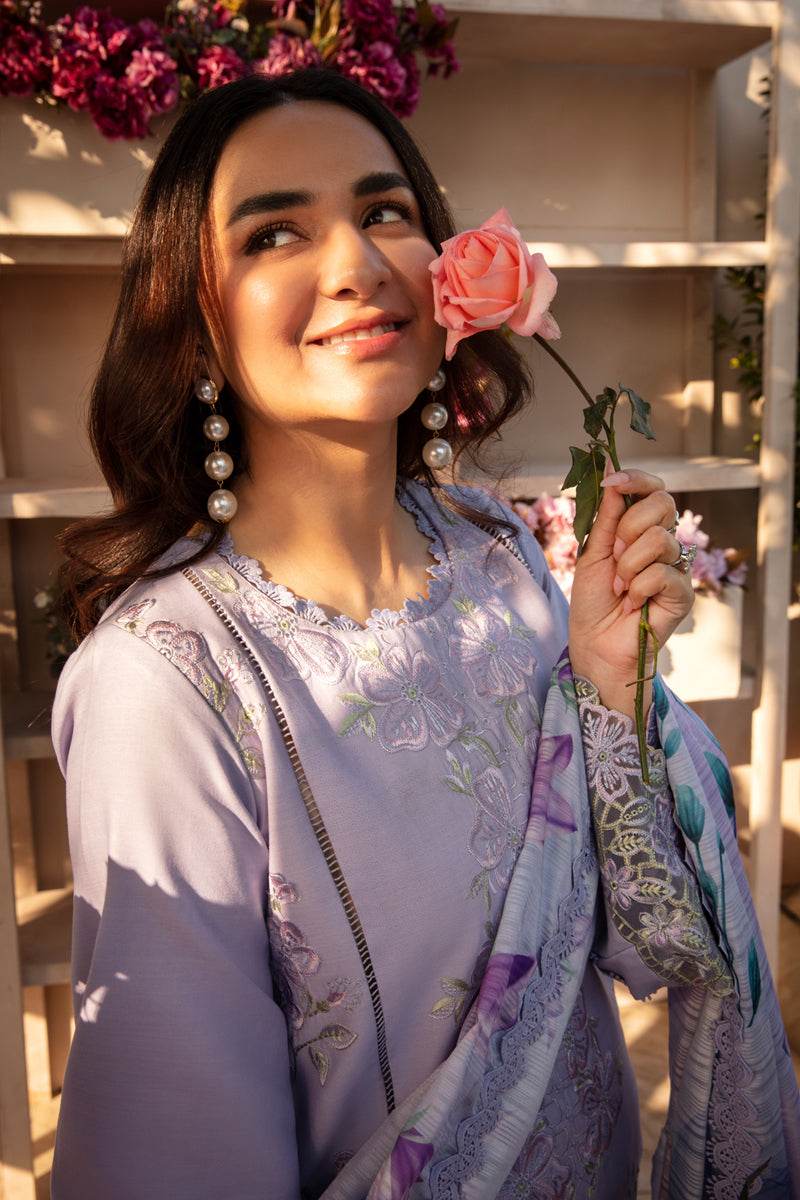 Rang Rasiya Florence Embroidered Lawn Unstitched 3pcs - Jotey