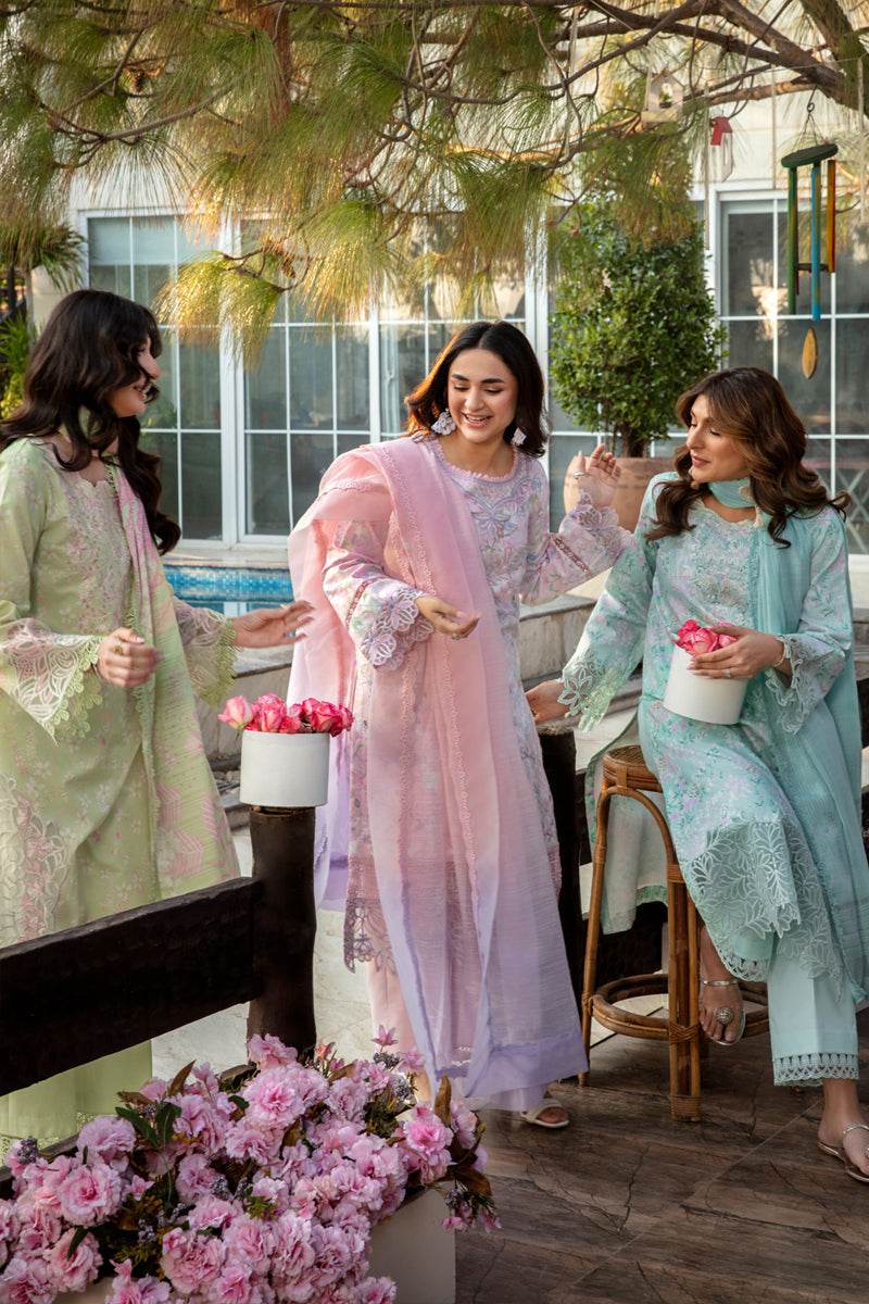 Rang Rasiya Florence Embroidered Lawn Unstitched 3pcs - Jotey