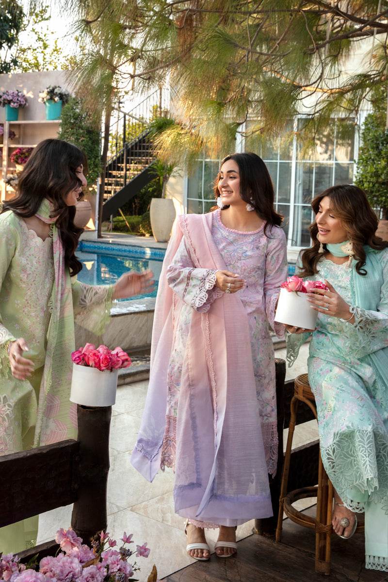 Rang Rasiya Florence Embroidered Lawn Unstitched 3pcs - Jotey