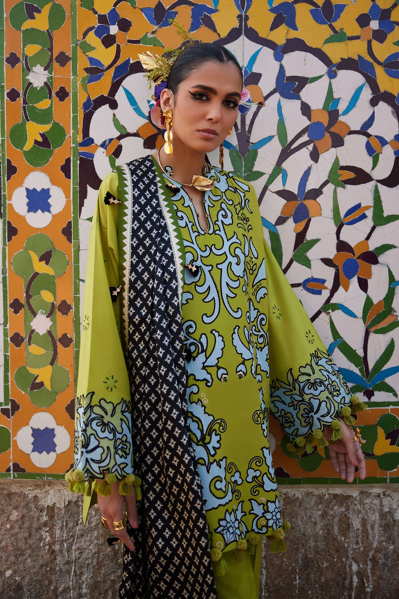 Elan Embroidered Lawn Unstitched 3pcs