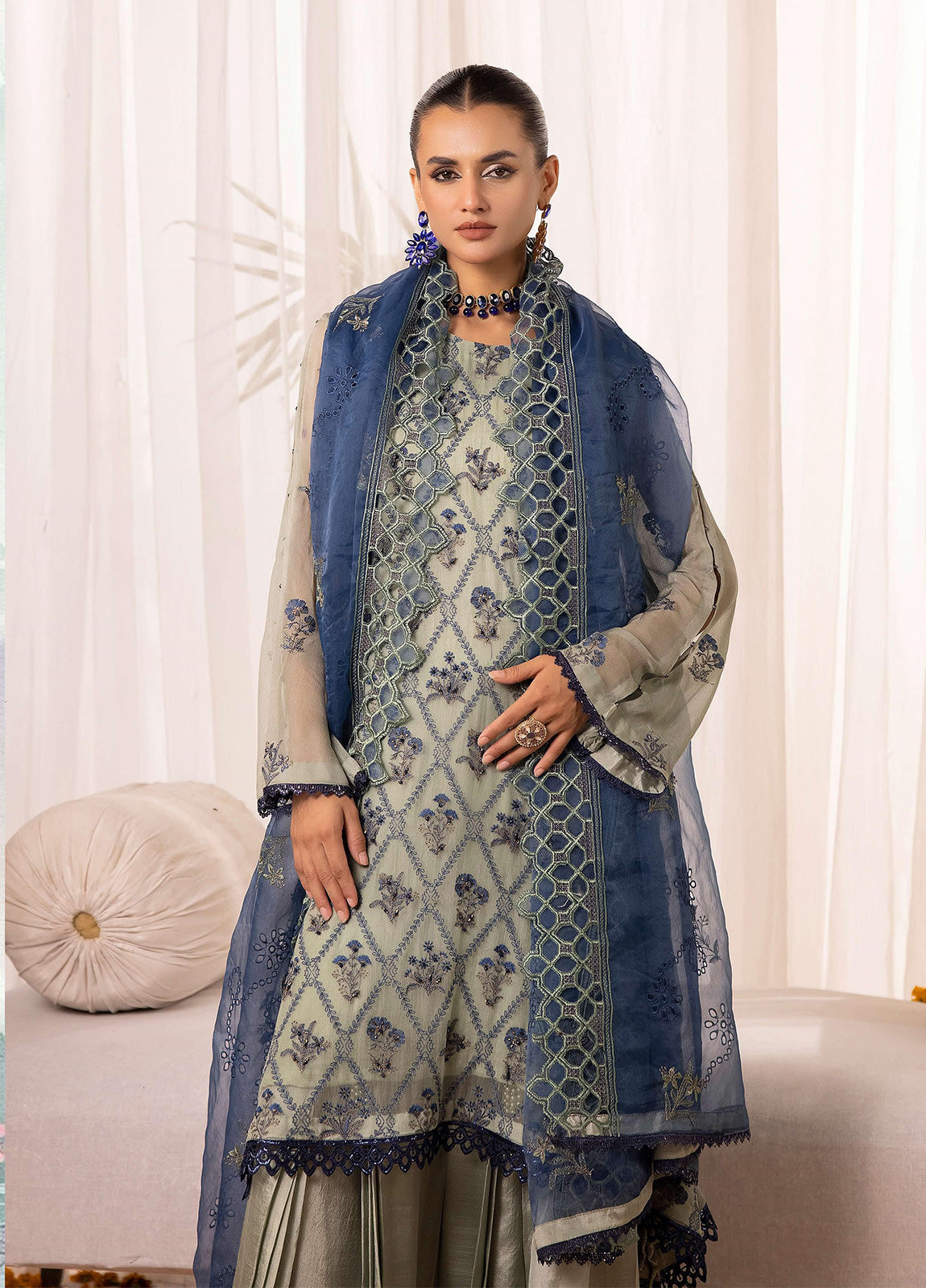 SHAATOOSH BY ANAYA HOOR Luxury Chiffon Unstitched 3pcs
