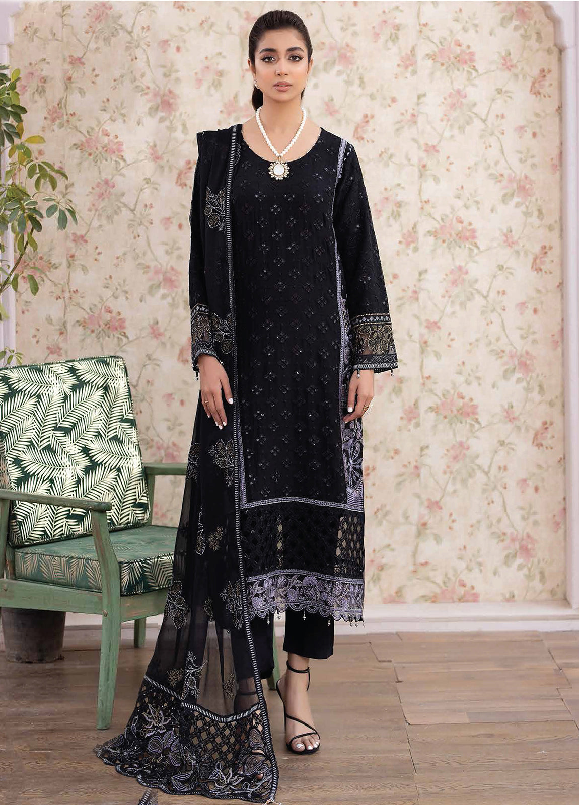 Shafaq By Noori  Stitched Luxury Chiffon Vol- 02