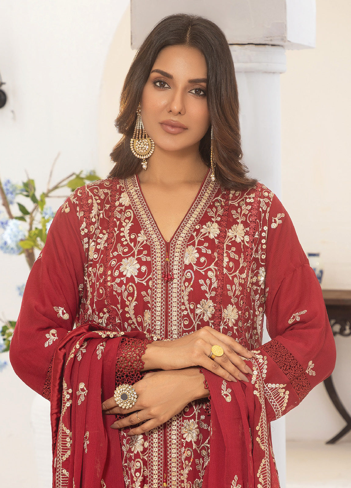 Javeria By Noori Ready To Wear Luxury Chiffon Gown - Jotey