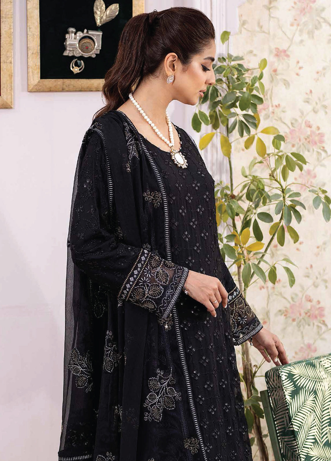 Shafaq By Noori  Stitched Luxury Chiffon Vol- 02