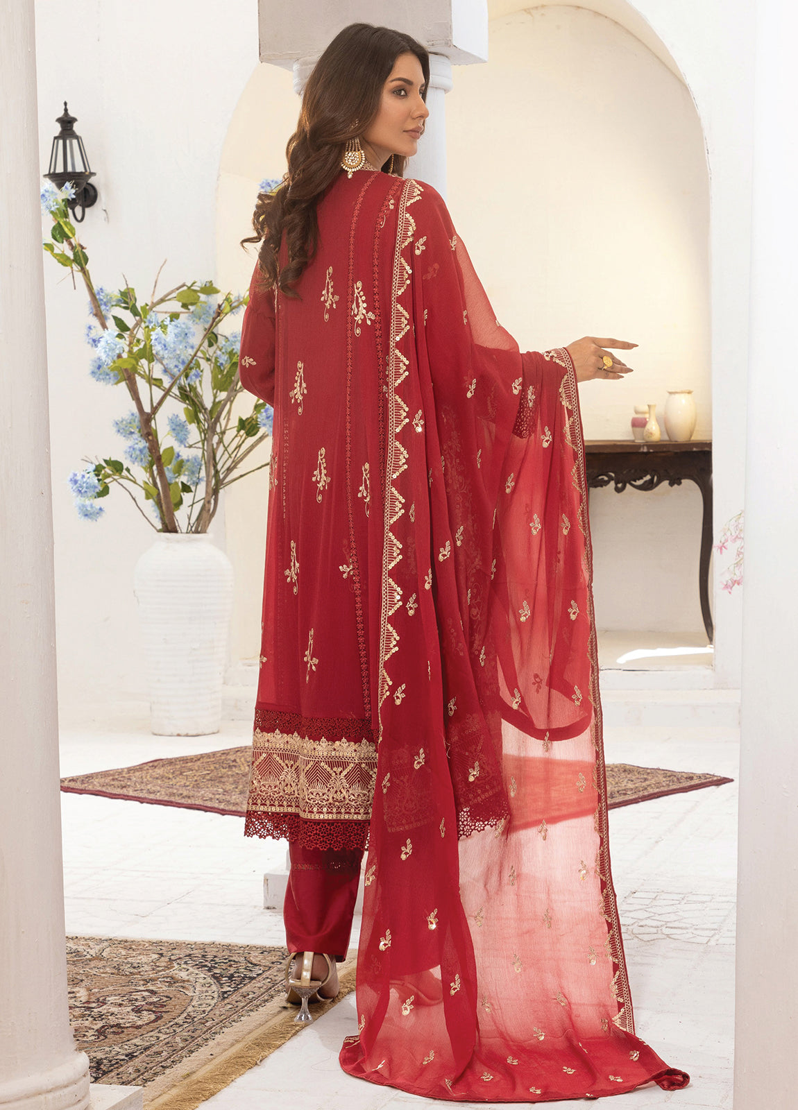 Javeria By Noori Ready To Wear Luxury Chiffon Gown - Jotey