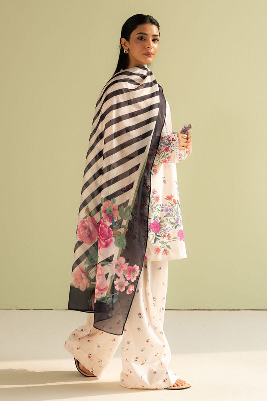 Coco By Zara Shahjahan Digital Printed Lawn Unstitched 3pcs