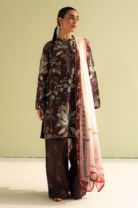 Coco By Zara Shahjahan Digital Printed Lawn Unstitched 3pcs - Jotey