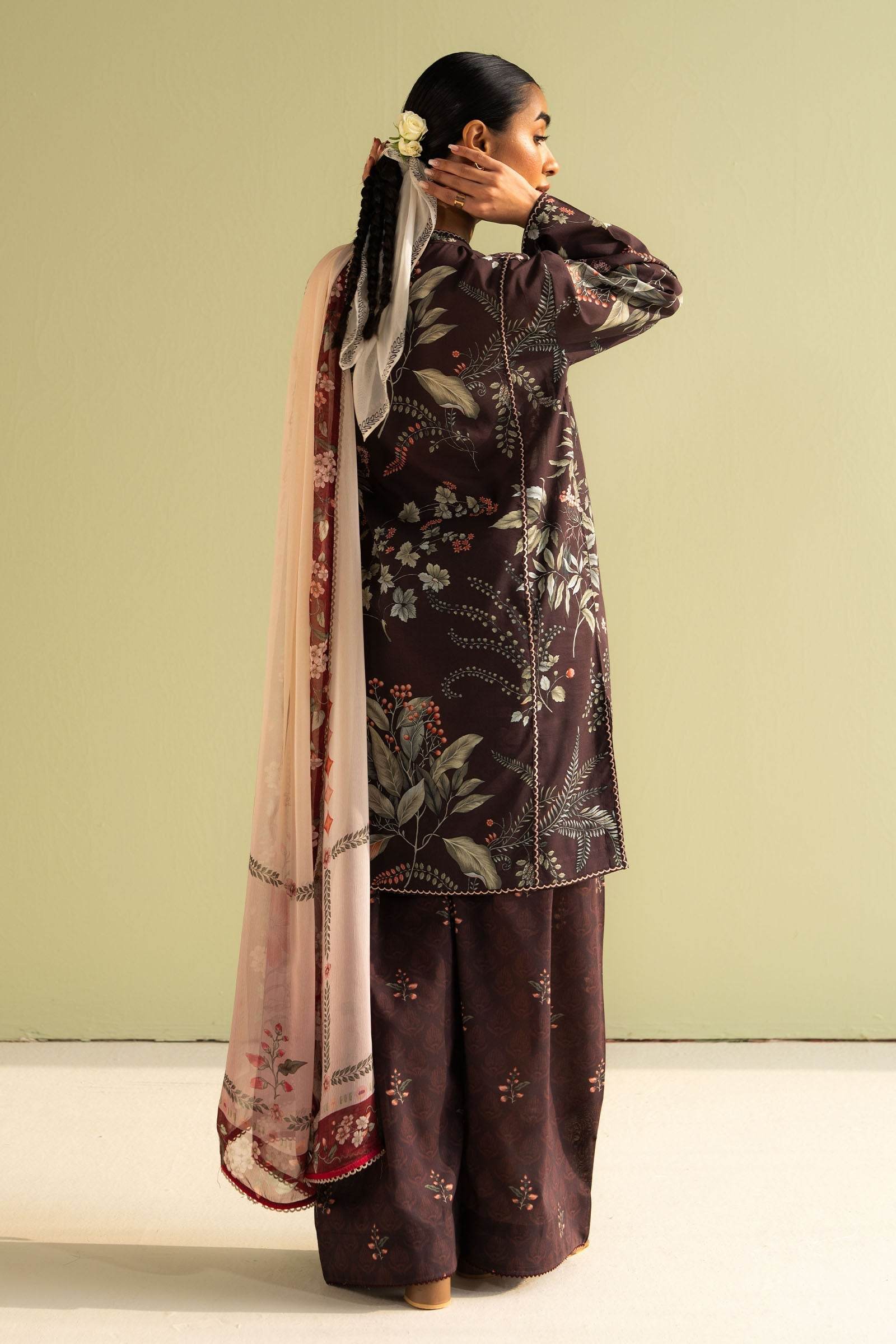 Coco By Zara Shahjahan Digital Printed Lawn Unstitched 3pcs - Jotey