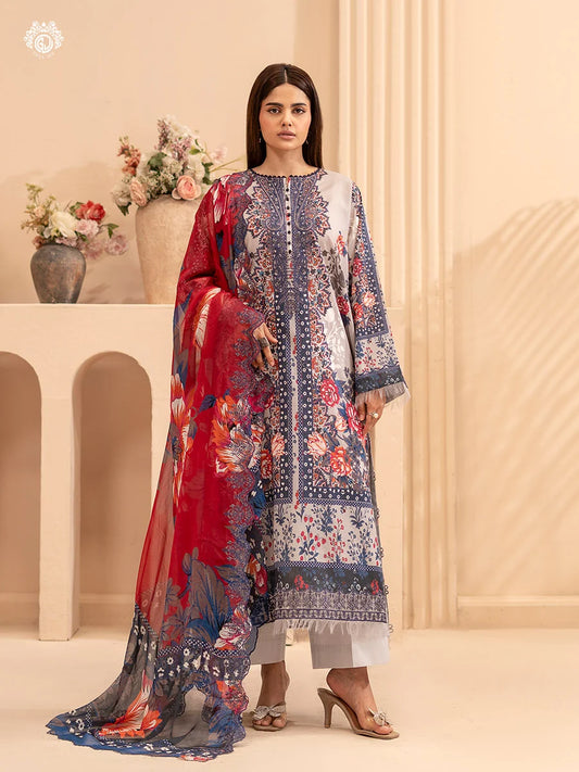 Morja By Gull Jee Vol-11 Embroidered Digital Printed Lawn Unstitched 3Pcs