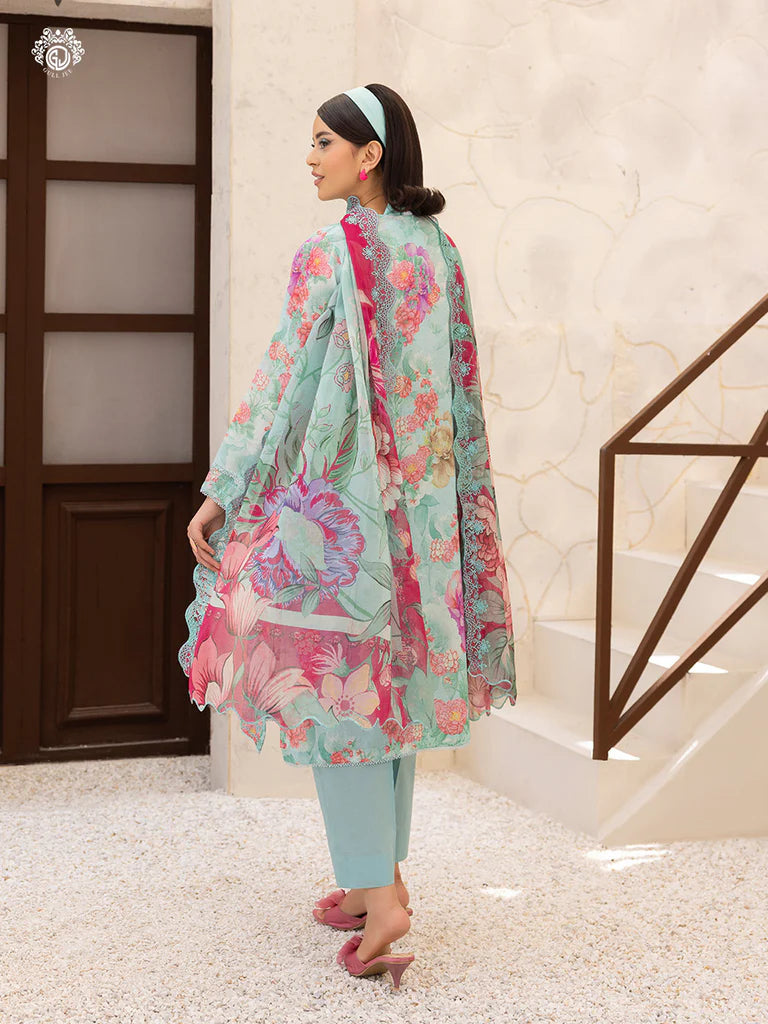 Morja By Gull Jee Vol-12 Embroidered Digital Printed Lawn Unstitched 3Pcs