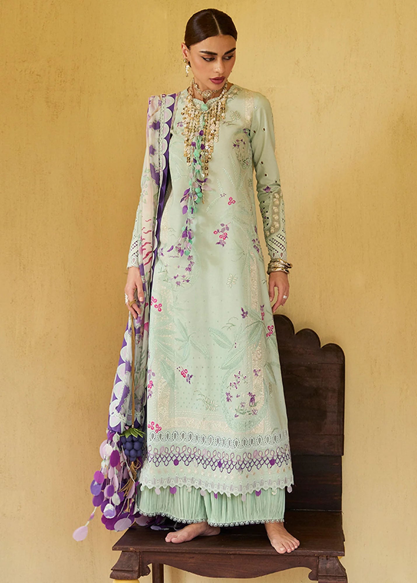 Lawn'25 Eid by Suffuse Embroidered Lawn Unstitched 3Pcs