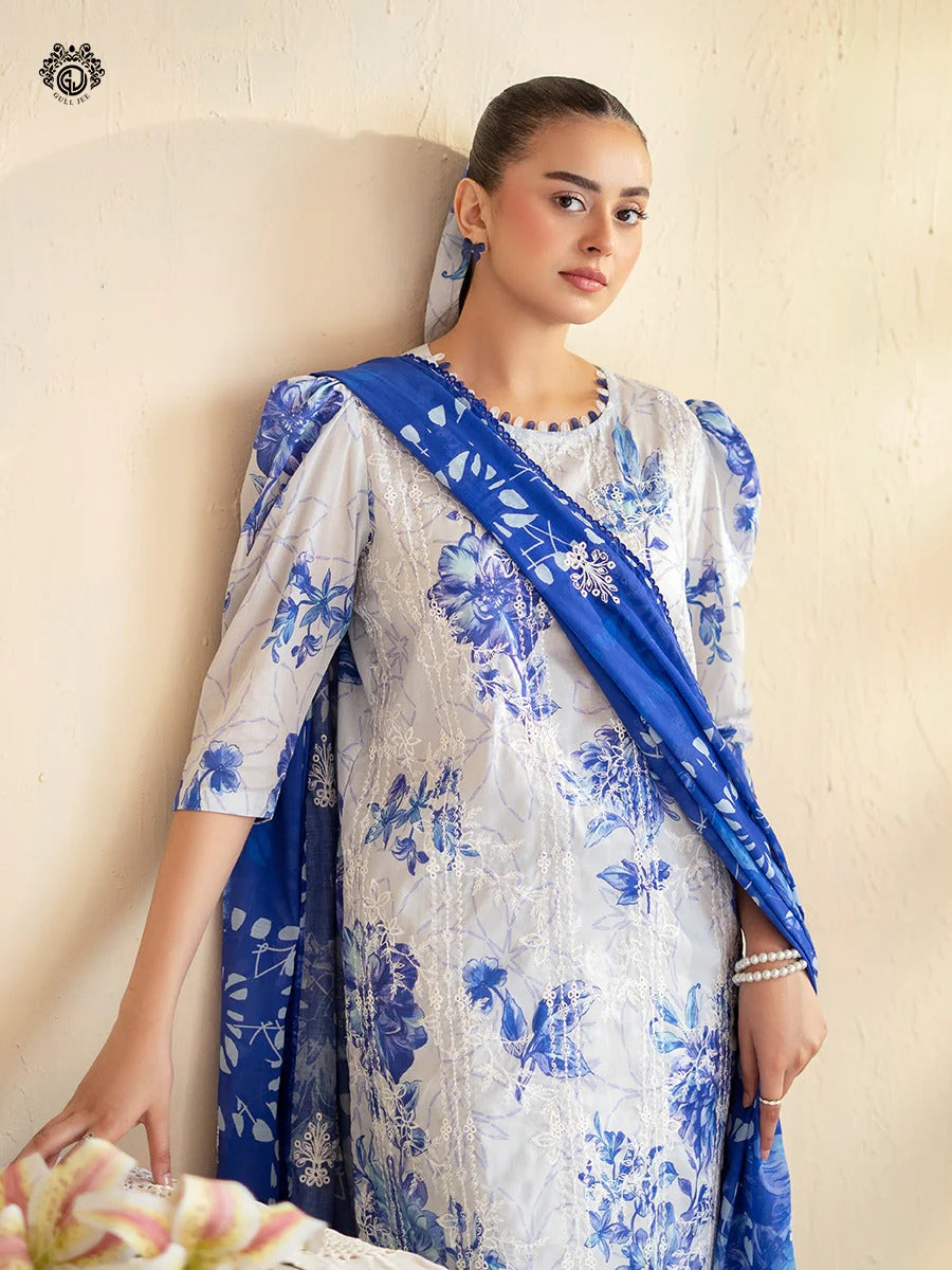 Kroma By Gull Jee Embroidered Digital Printed Lawn Unstitched 3 Piece