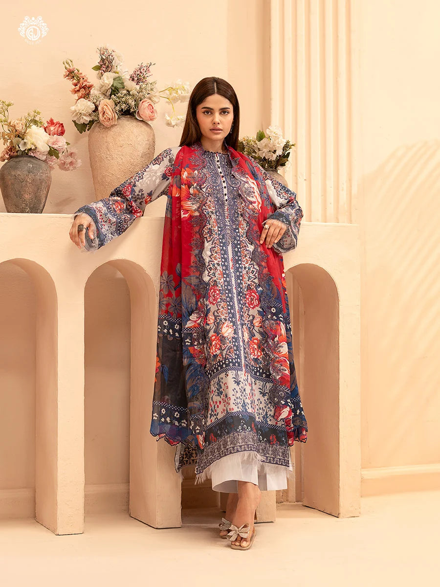 Morja By Gull Jee Vol-11 Embroidered Digital Printed Lawn Unstitched 3Pcs