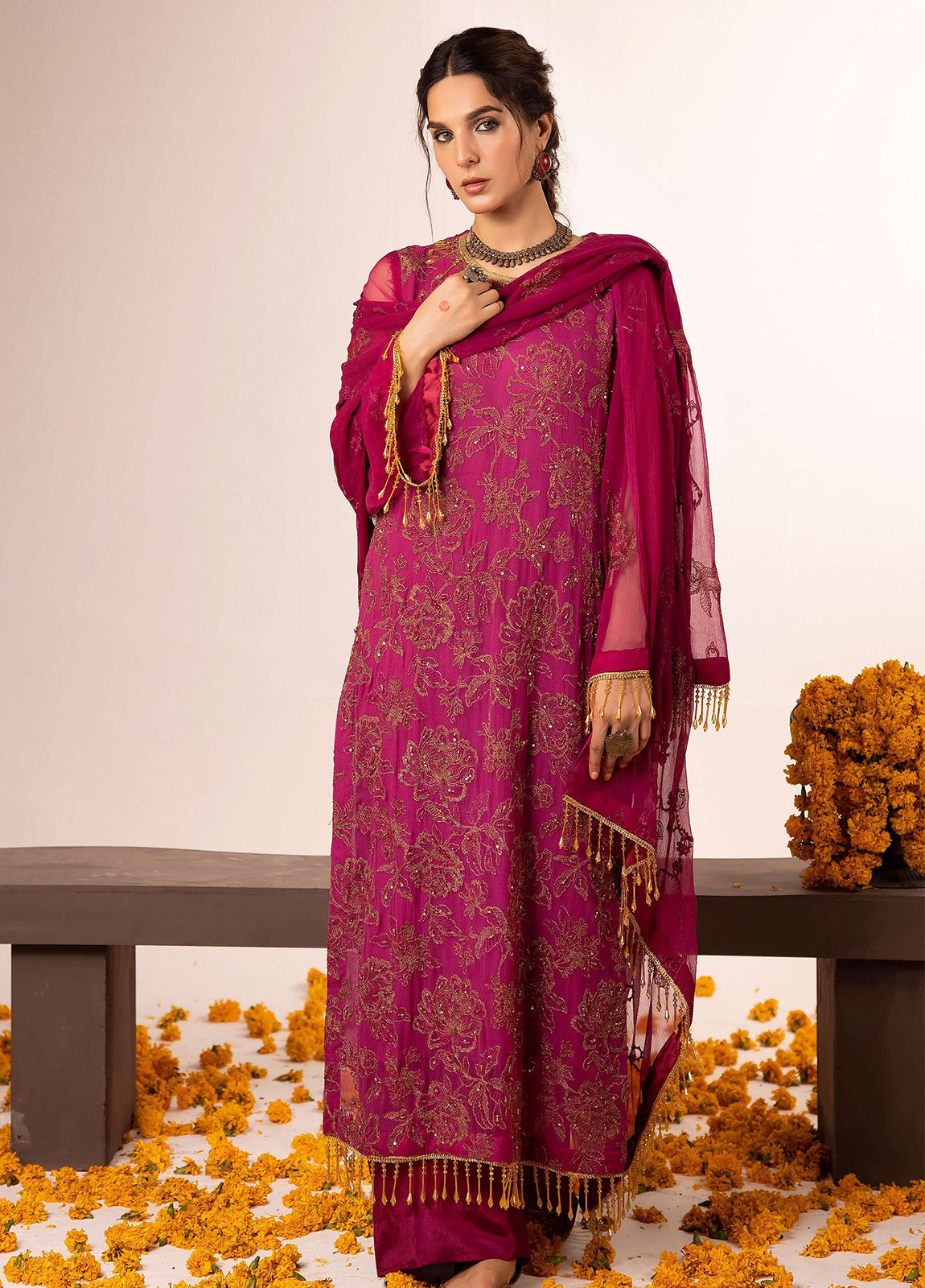SHAATOOSH BY ANAYA HOOR Luxury Chiffon Unstitched 3pcs
