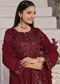 BIN KHALID GUL POSH Formal Chiffon Embroidered Unstitched 3pcs