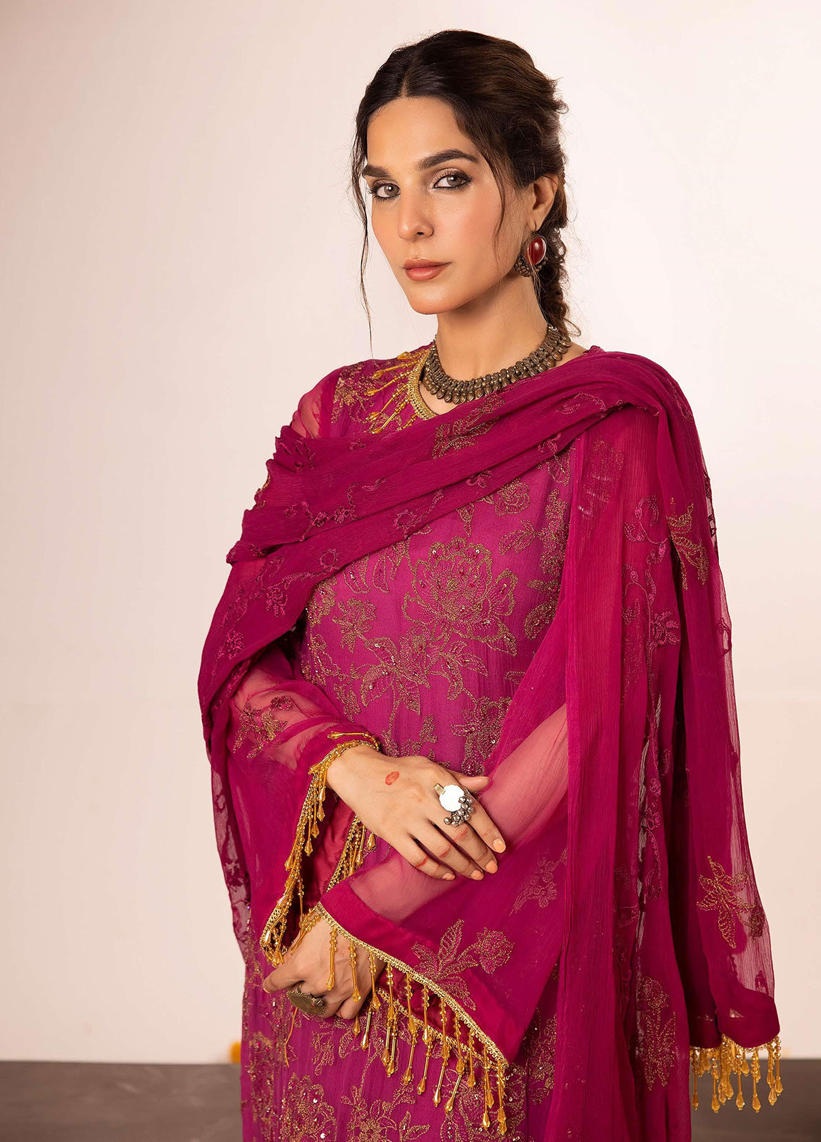 SHAATOOSH BY ANAYA HOOR Luxury Chiffon Unstitched 3pcs