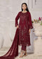 BIN KHALID GUL POSH Formal Chiffon Embroidered Unstitched 3pcs