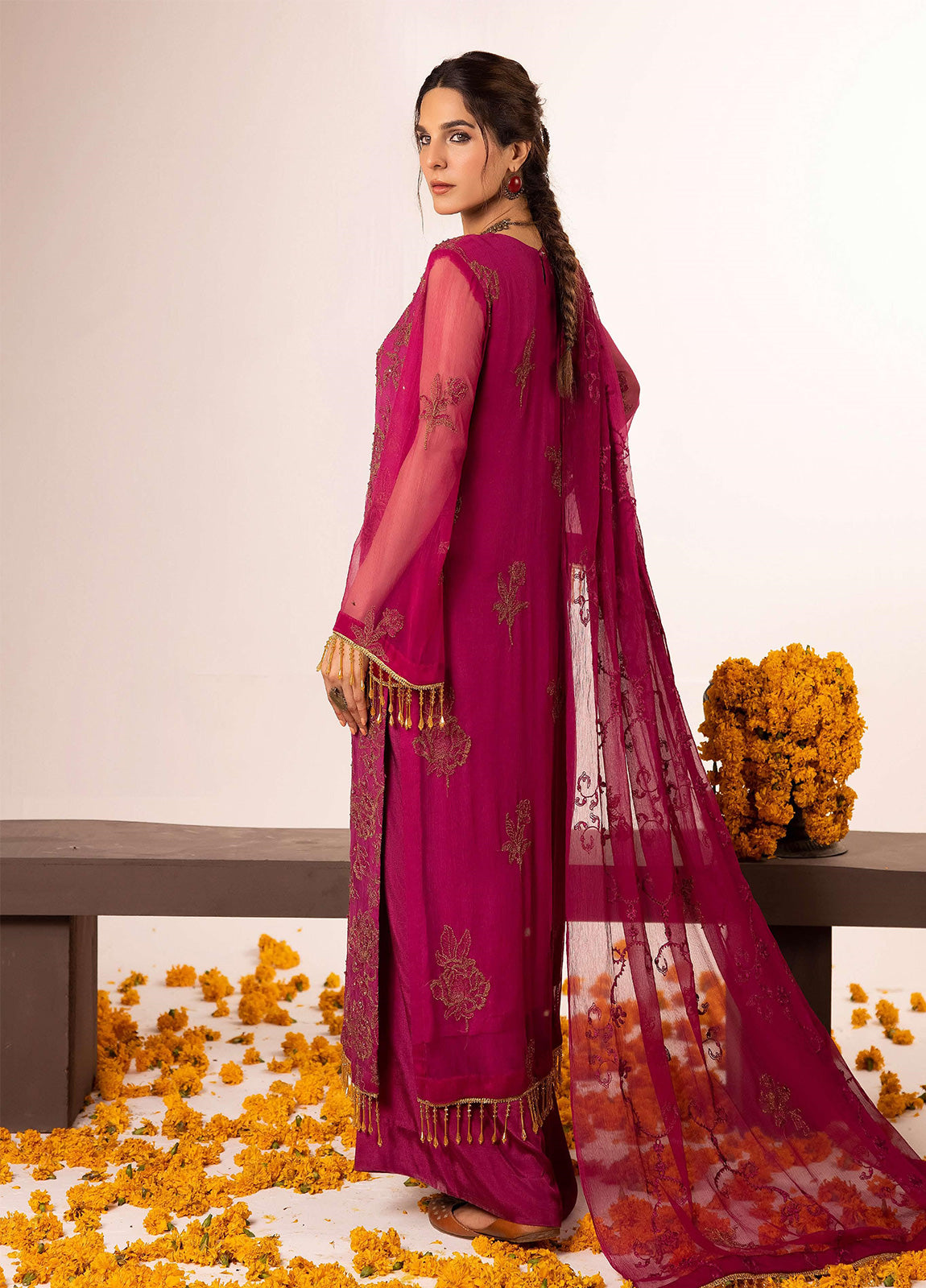 SHAATOOSH BY ANAYA HOOR Luxury Chiffon Unstitched 3pcs