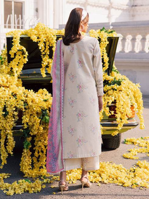 Ivy Bloom Printkari By Parishay Primium Printed Lawn Unstitched 3pcs - Jotey