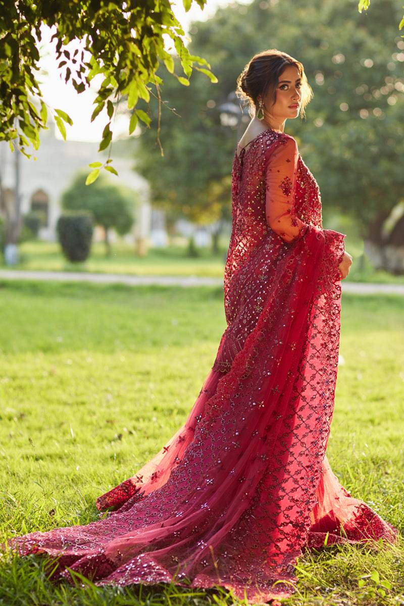 Qalamkar Sadmani Luxury Formals Unstitched 3pcs - Jotey