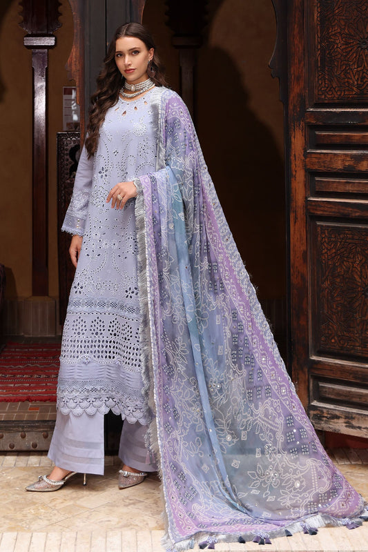 Baazar By Nureh Embroidered Chikankari Lawn Unstitched 3pcs