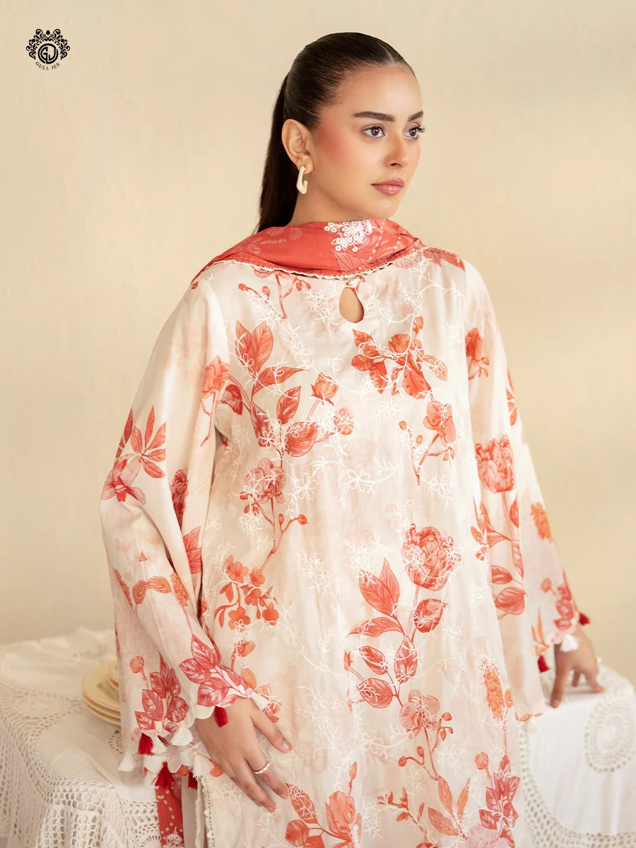 Kroma By Gull Jee Embroidered Digital Printed Lawn Unstitched 3 Piece