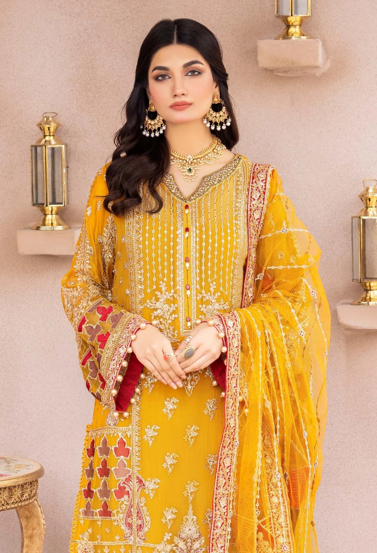 Adans Libas Gul-E-Ishtiaq Exclusive Unstitched Chiffon 3pcs