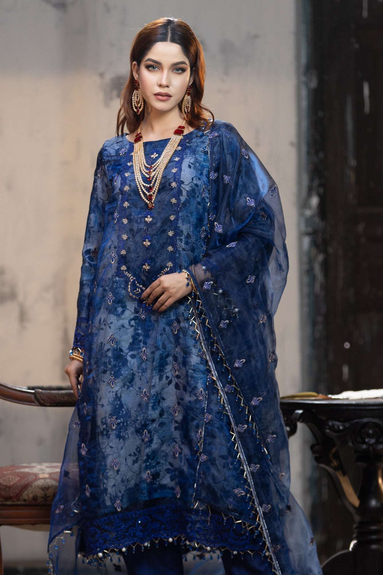 Khwaab Luxury Unstitched 4pcs