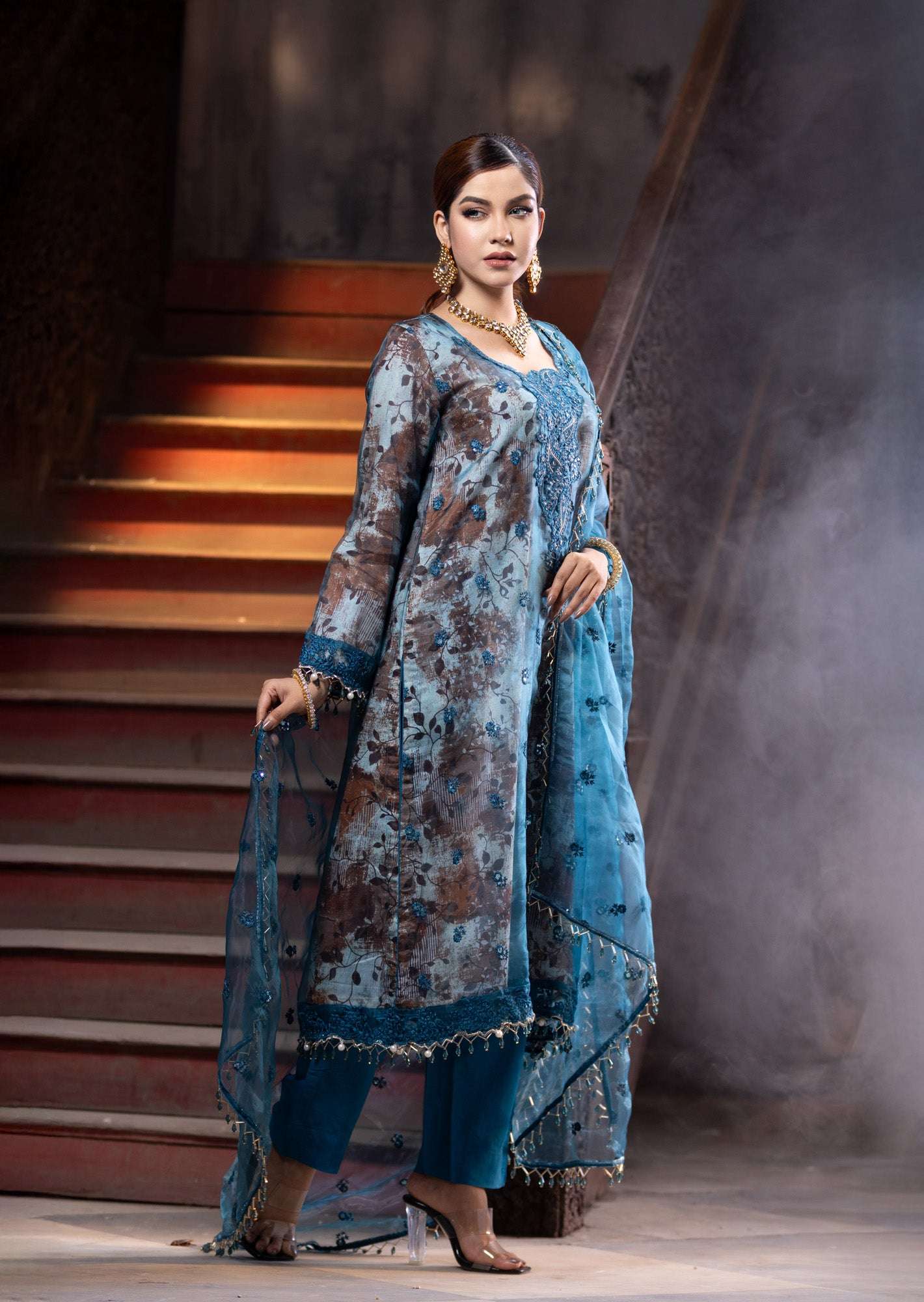 Khwaab Luxury Unstitched 4pcs