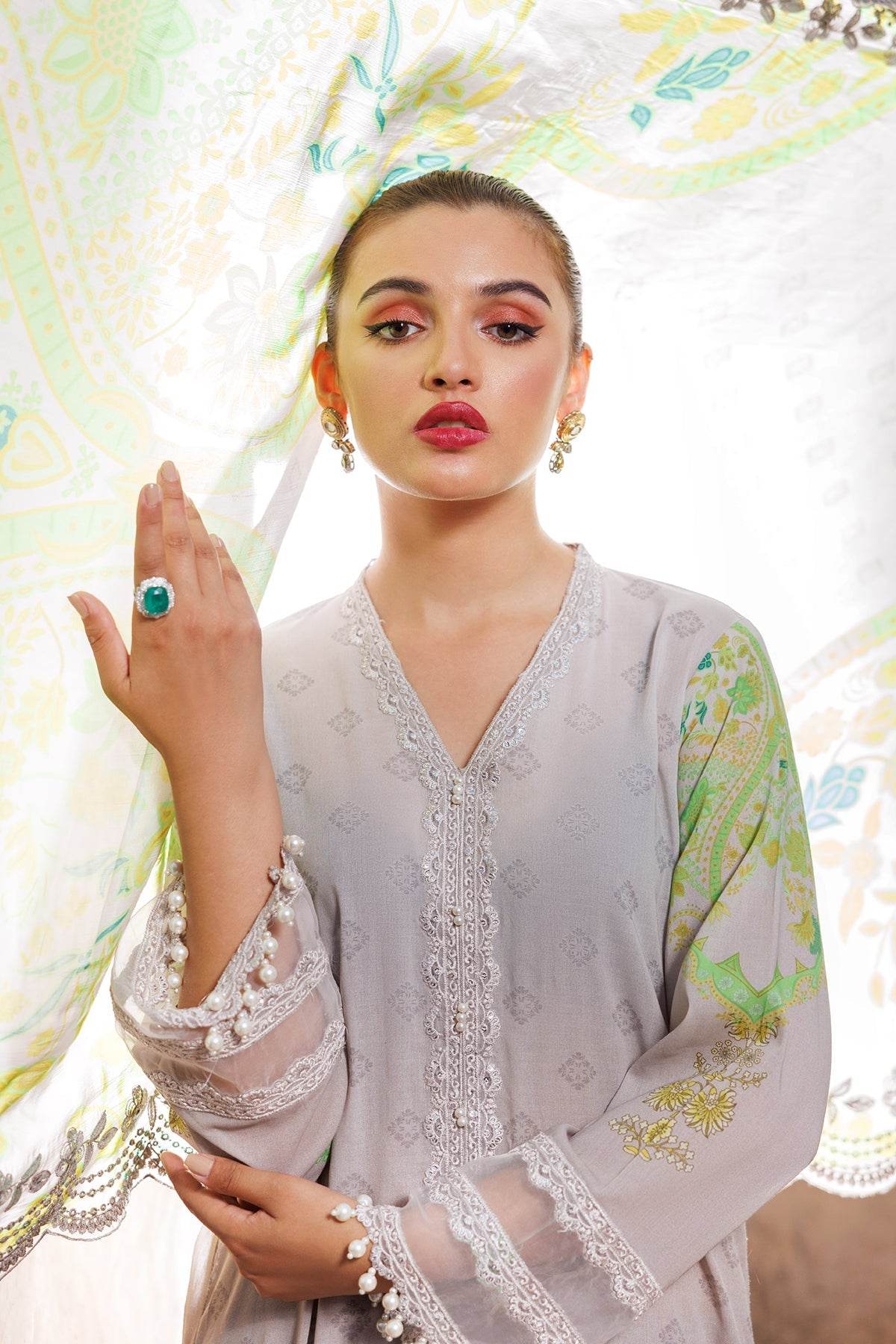 Charizma Signature Swiss Vol-2 Unstitched Embroidered 3pcs - Jotey