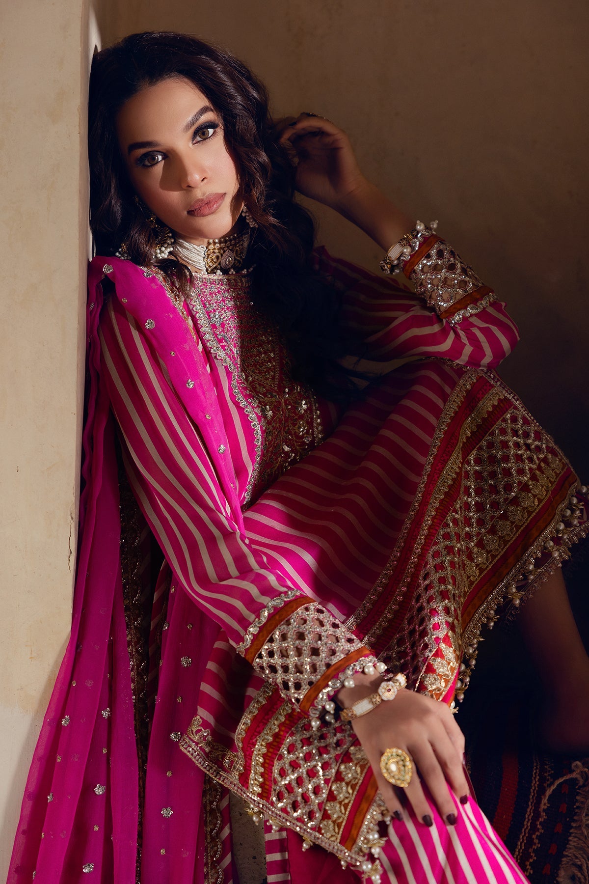 Vasal By Charizma Embroidered Luxury Chiffon Vol-03 Unstitched 3pcs