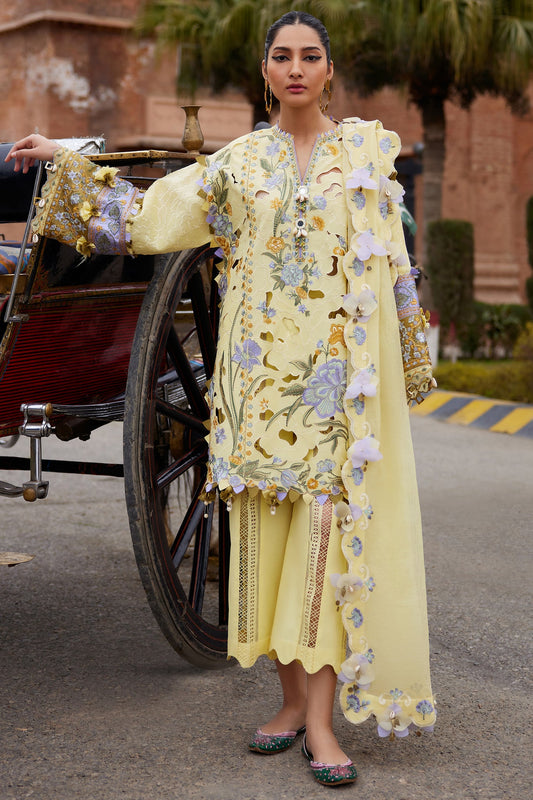 Elan Embroidered Lawn Unstitched 3pcs