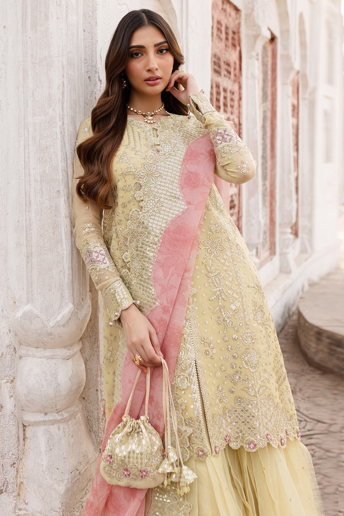 Ritzier By Farasha Embroidered Luxury Chiffon Unstitched 3pcs