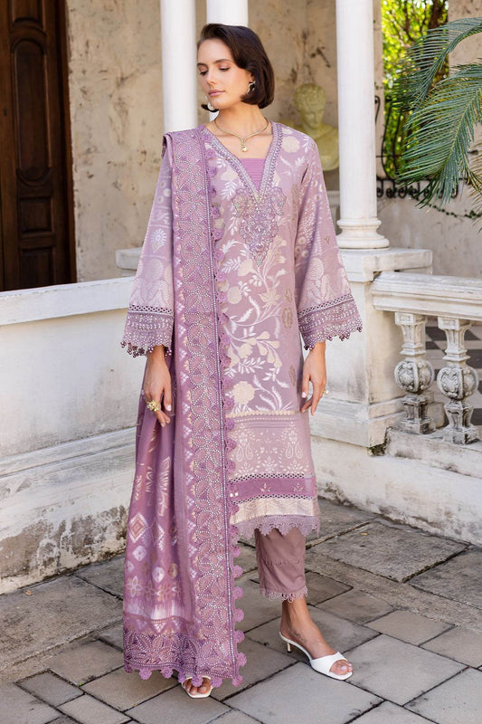 Nureh Exclusive Jacquard Unstitched Lawn 3pcs - Jotey