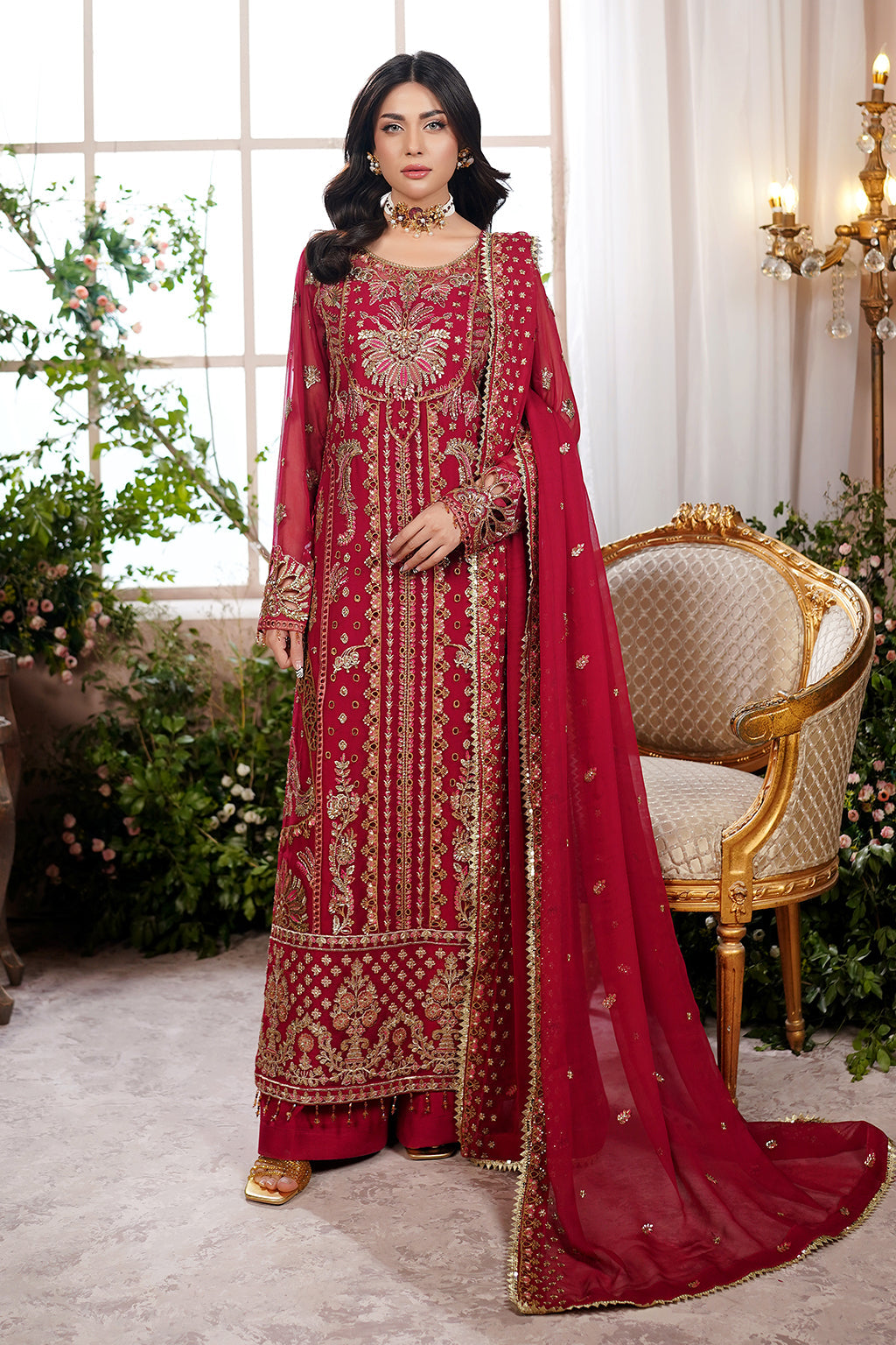 Aarzu Luxury Embroidered Vol-03 Unstitched 3Pcs