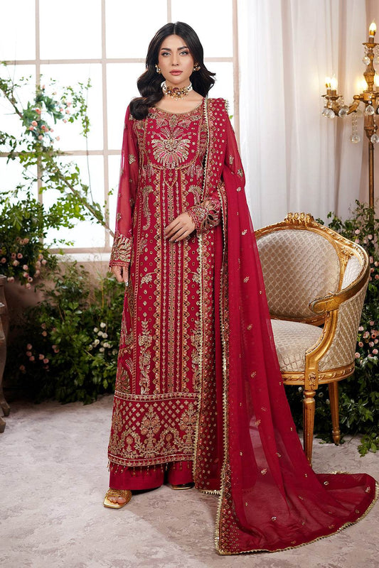 Aarzu Luxury Embroidered Vol-03 Unstitched 3Pcs - Jotey