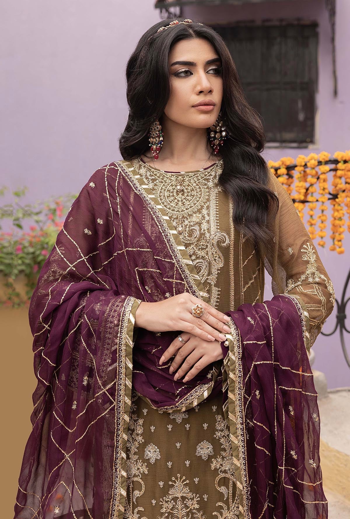 Rang-E-Mehfil Festive Unstitched Chiffon 3pcs