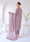 Zahikah By Bin Hameed Luxury Embroidered Chiffon Untitched 3pcs