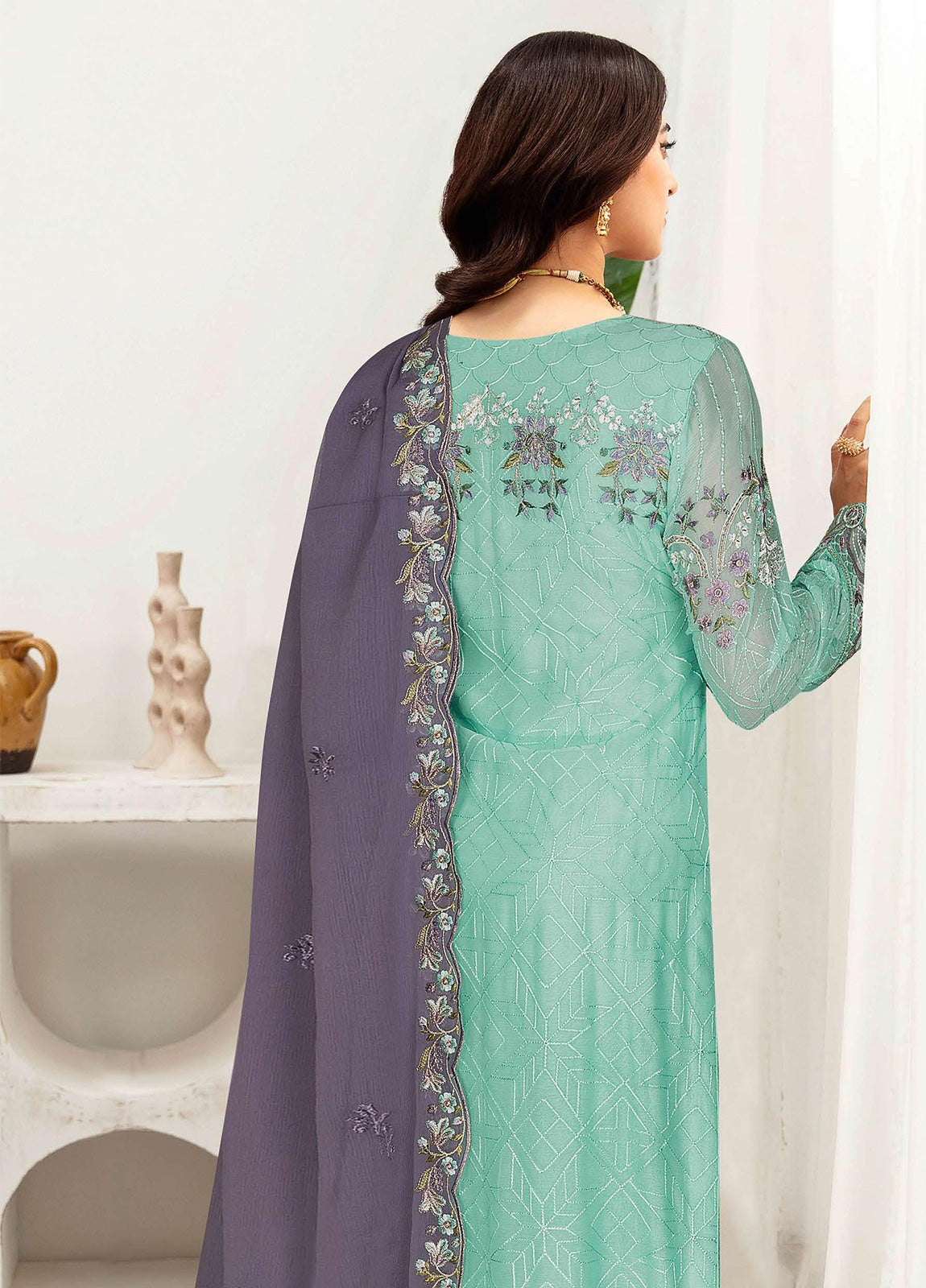 Sangeet By Ramsha Chiffon Unstitched 3pcs