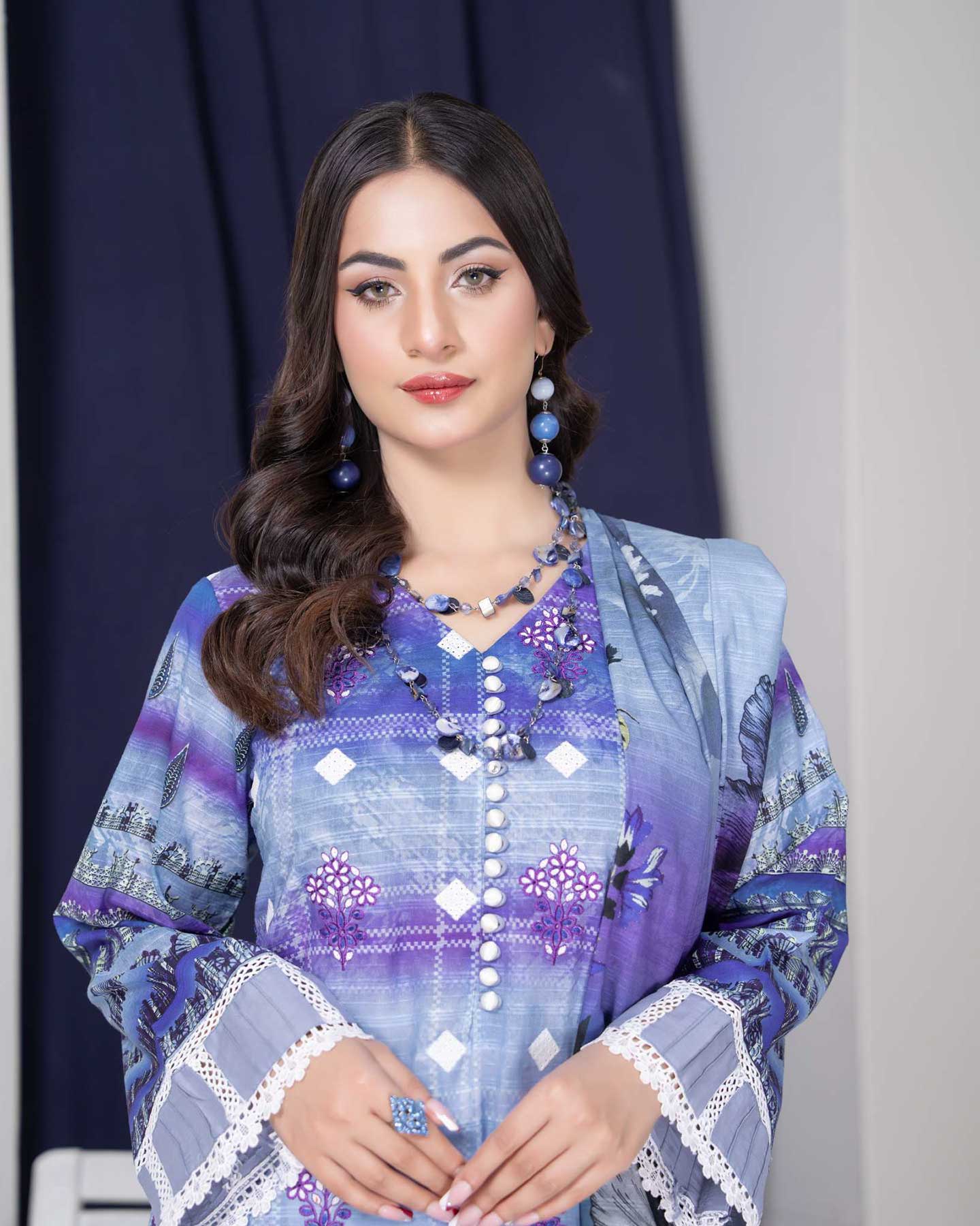Pakeeza by Aalaya Vol-01 Embroidered Lawn Unstitched 3Pcs