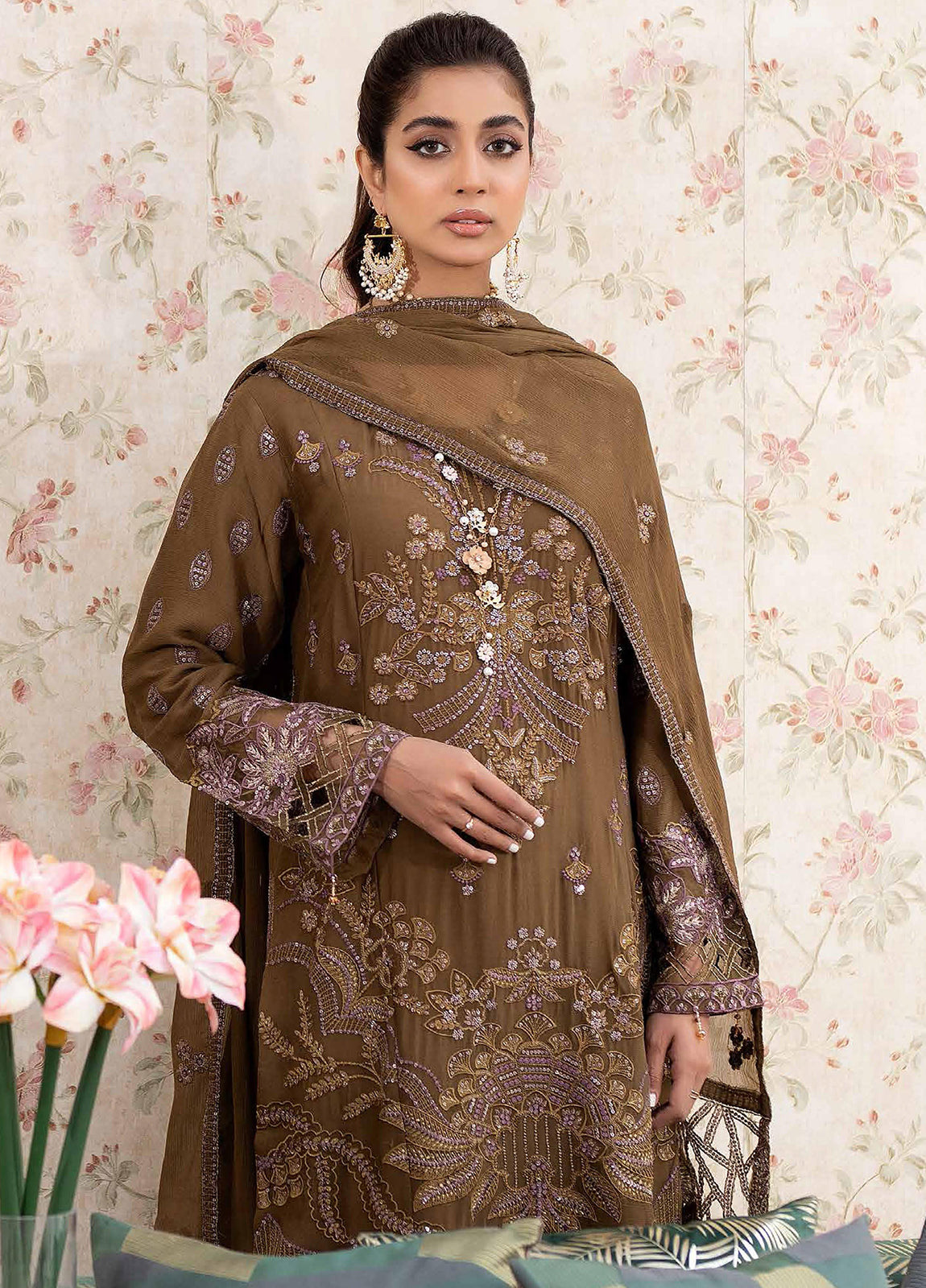 Shafaq By Noori  Stitched Luxury Chiffon Vol- 01