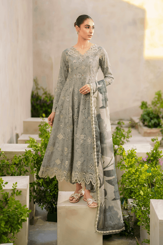 Iznik Festive Lawn Embroidered Unstitched 3pcs - Jotey
