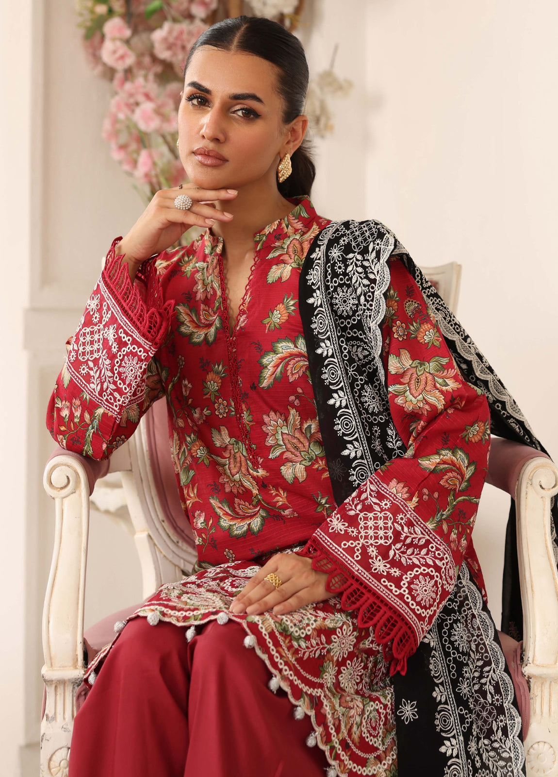 Afsheen By Johra Embroidered Chikankari Lawn Unstitched 3Pcs