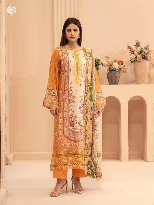 Morja By Gull Jee Vol-11 Embroidered Digital Printed Lawn Unstitched 3Pcs