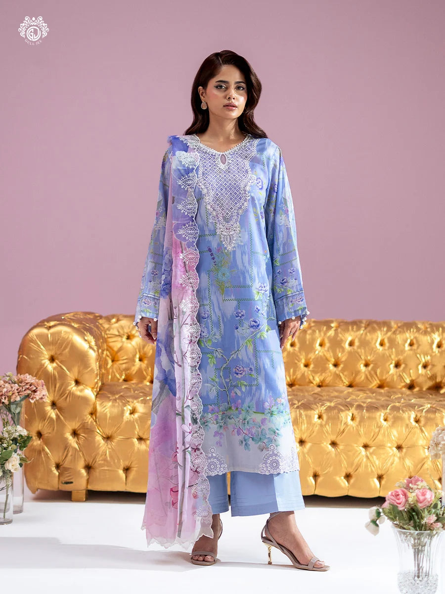Rang Pasand By Gull Jee Vol-09 Embroidered Digital Printed Fancy Lawn Unstitched 3Pcs