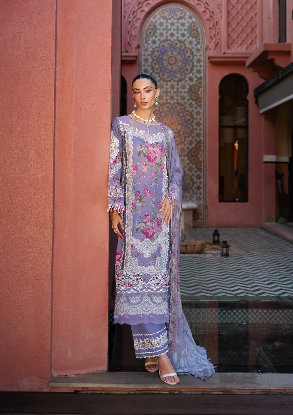Elaf Premium Signature Embroidered Lawn Unstitched 3pcs