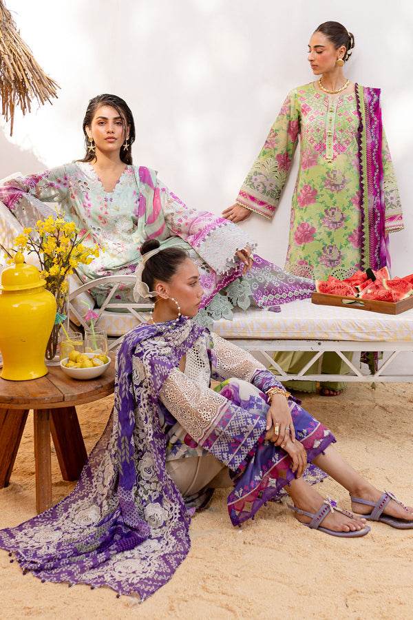 Nureh Gardenia Embroidered Lawn Unstitched 3pcs - Jotey