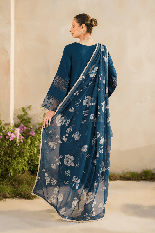 Iznik Festive Lawn Embroidered Unstitched 3pcs - Jotey